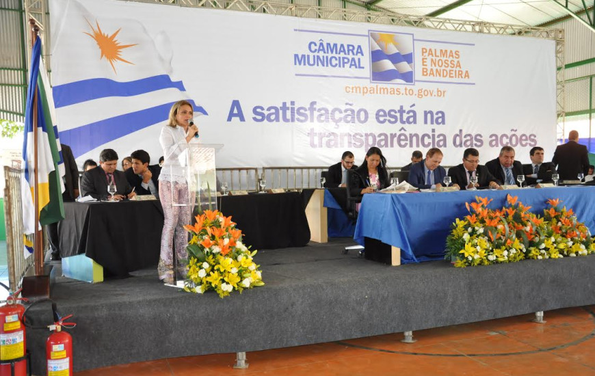 Sessão da Câmara de Palmas foi realizada em Taquaruçu