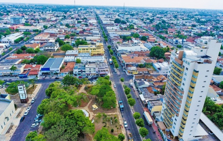 Vista panorâmica de Gurupi, cidade-sede da região sul do Tocantins