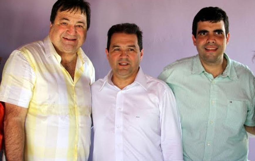Halum, ministro Eduardo Lopes, e Ricardo Ayres