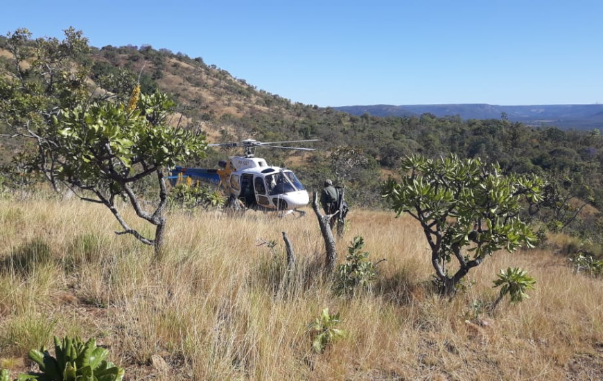 Intervenção da aeronave do CIOPAER contribuiu para o resgate dos estudantes 