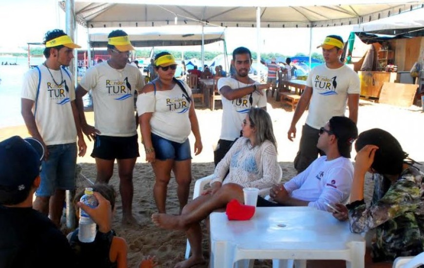 Equipes do Rondon Tur nas praias