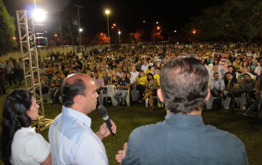 Sandoval Cardoso durante reunião em Palmas