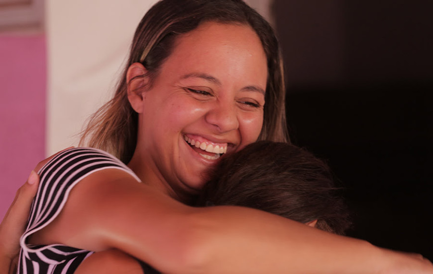 Jéssica é uma das mães acolhedoras de programa em Araguaína