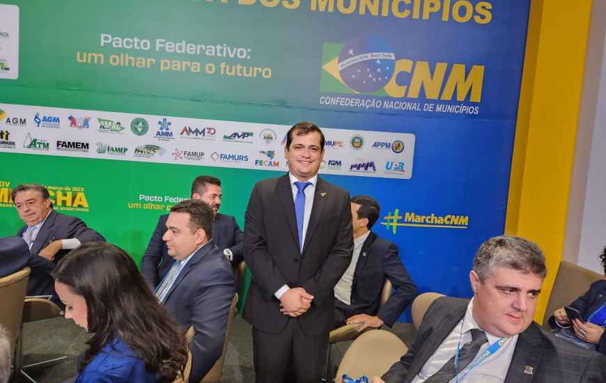 Presidente da ATM e prefeito de Talismã, Diogo Borges 