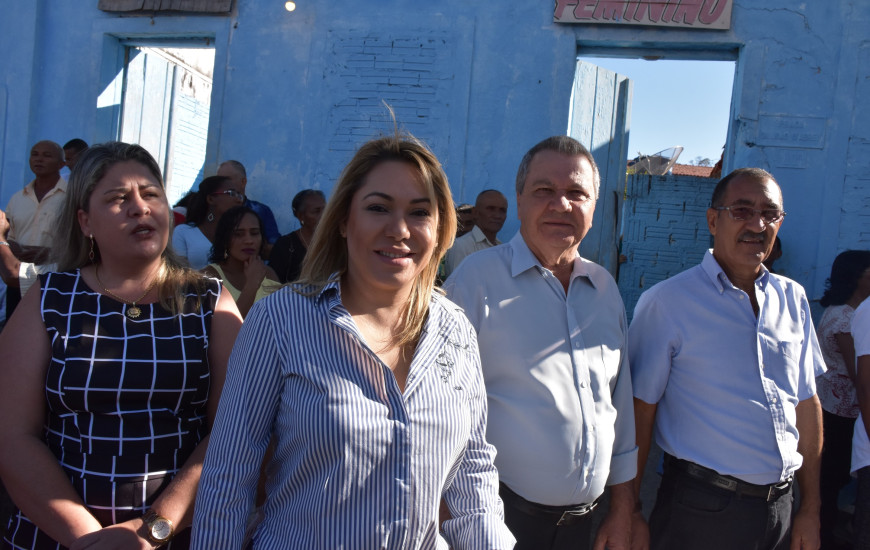 A candidata foi recebida em Arraias pelo ex-deputado estadual Cacildo