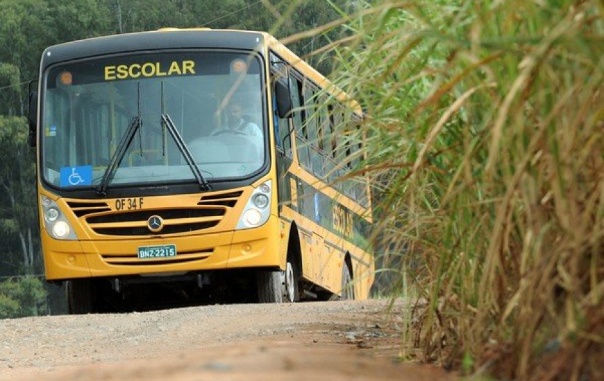 Alunos estavam sem transporte