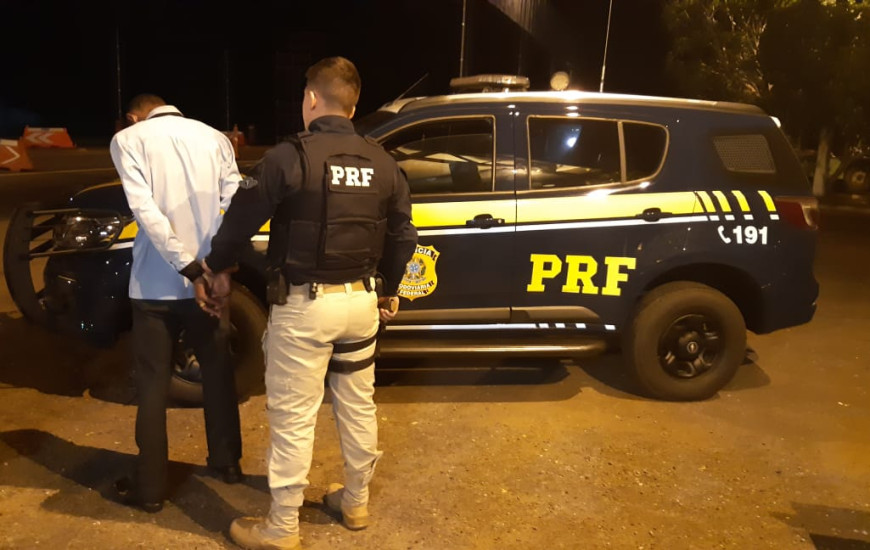 Jaimerson Santos da Costa foi preso pela PRF em Cariri