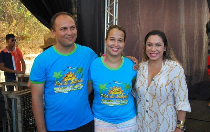 Luana, Roberto e Mariana Guimarães
