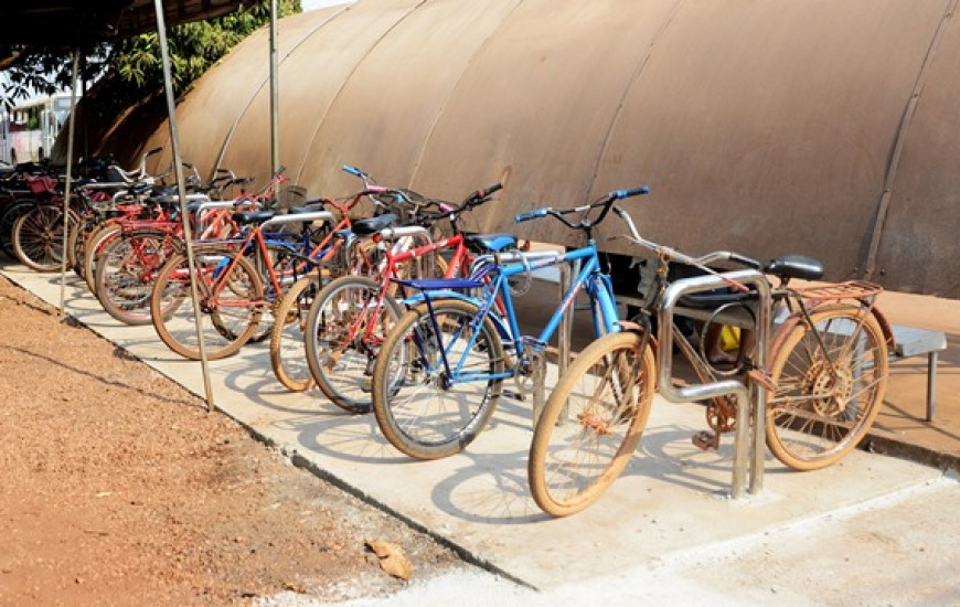 20 bicicletários foram instalados em toda a cidade