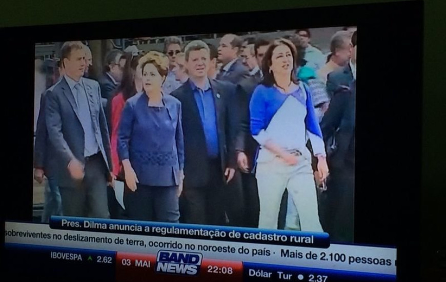 Kátia e Dilma na ExpoZebu