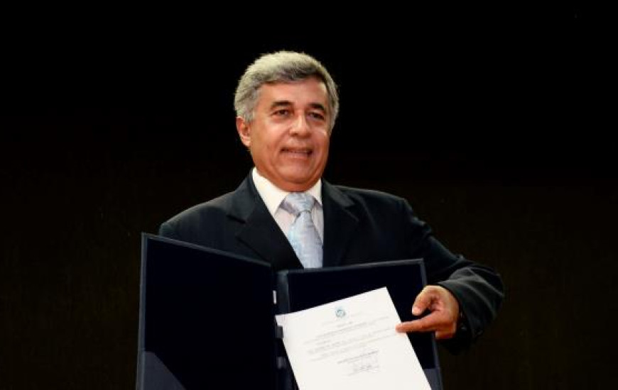 Luiz Antônio, em posse do cargo em 2015