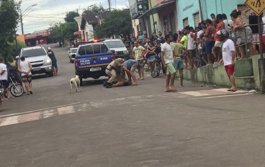Homem foi algemado e conduzido à Central de Flagrantes de Araguaína