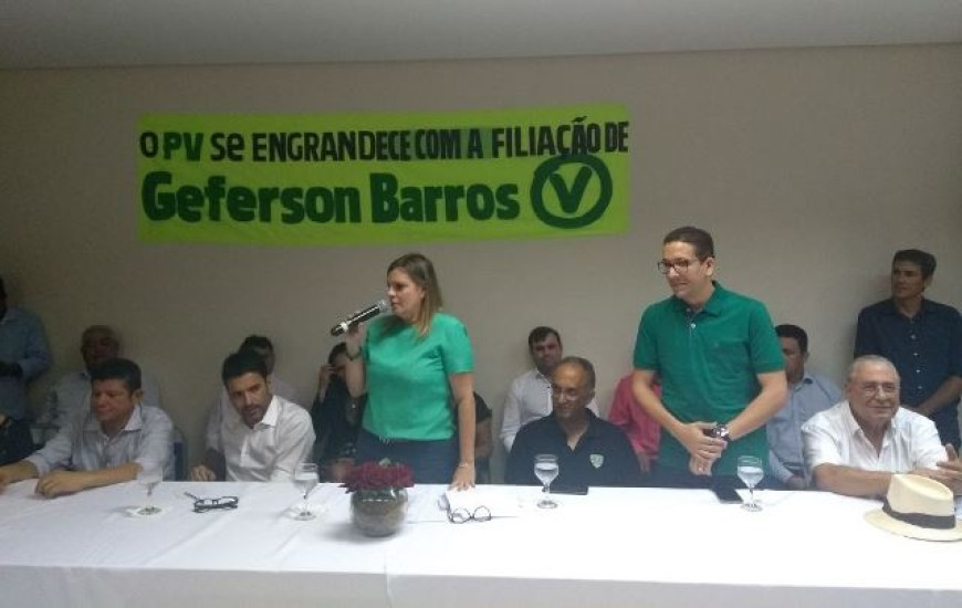 Geferson Barros filia-se ao PV e anuncia pré-candidatura