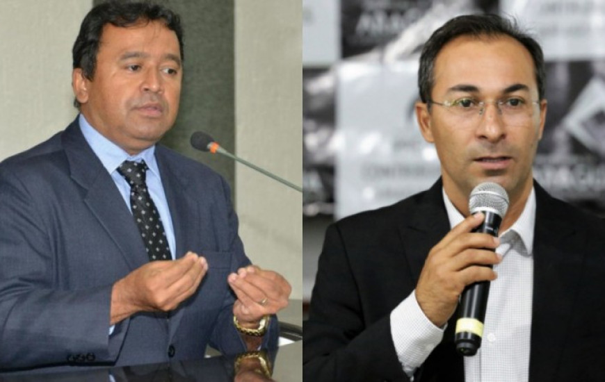 Candidatos Elenil da Penha e Wagner Rodrigues.