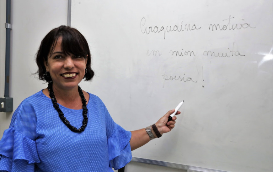 "Araguaína motiva em mim muita poesia, eu me apaixonei", diz professora