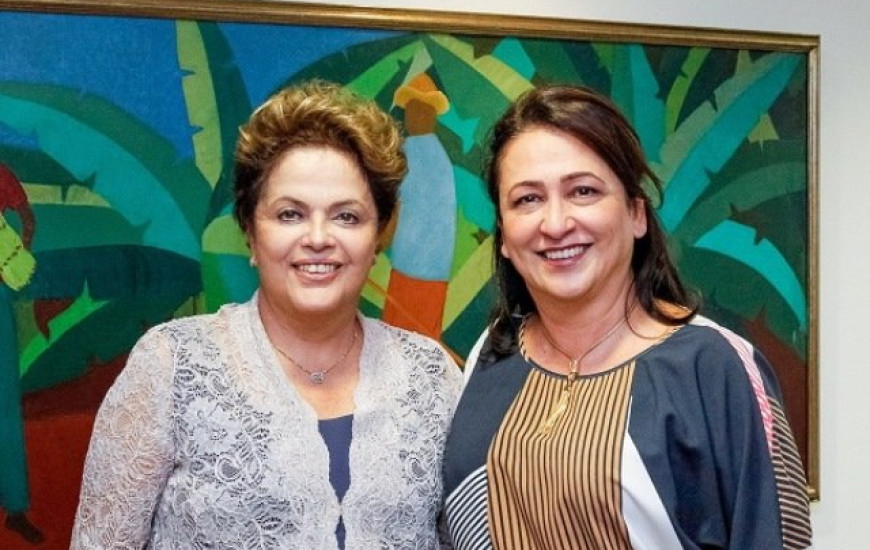 Dilma e Kátia Abreu jantam com Barak Obama