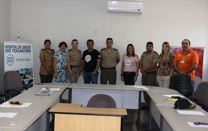 PM recebe voluntários do projeto