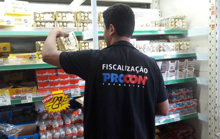 Equipe de fiscalização percorreu supermercados de Palmas