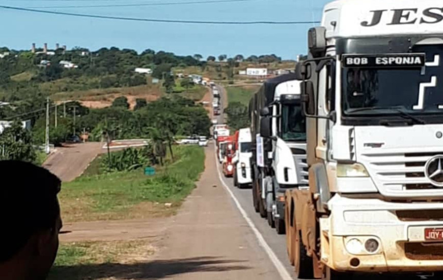 Sindicato dos Caminhoneiros do Tocantins adere a paralisação nacional