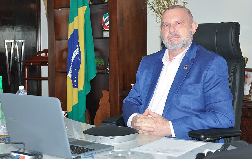 Governador do Tocantins, Mauro Carlesse.