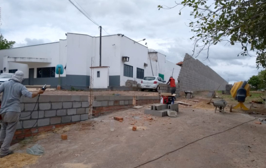 Quatro detentos executaram a obra, após serem qualificados