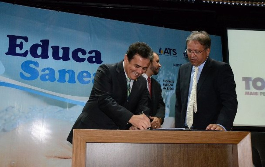 Presidente da Funasa e governador Marcelo Miranda