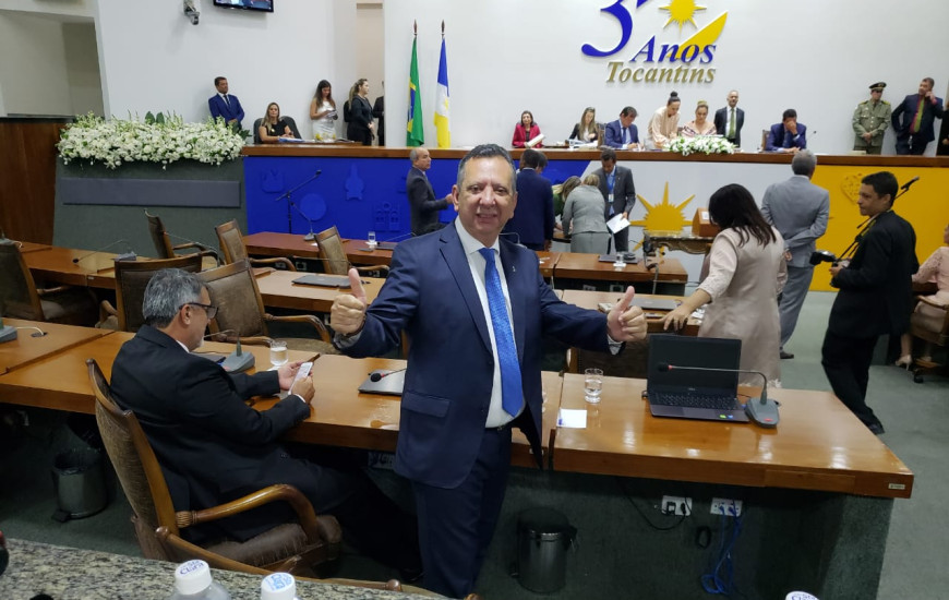 Toinho Andrade é eleito presidente da Assembleia Legislativa do Tocantins