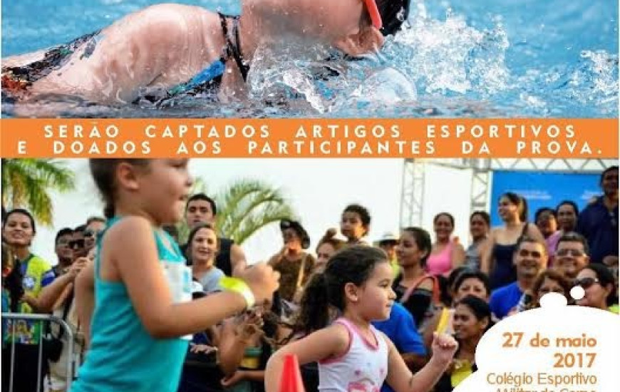 Aquathlon Solidário acontece neste sábado, em Palmas