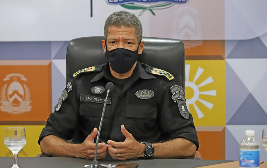 Comandante-geral da Polícia Militar, Coronel Silva Neto.