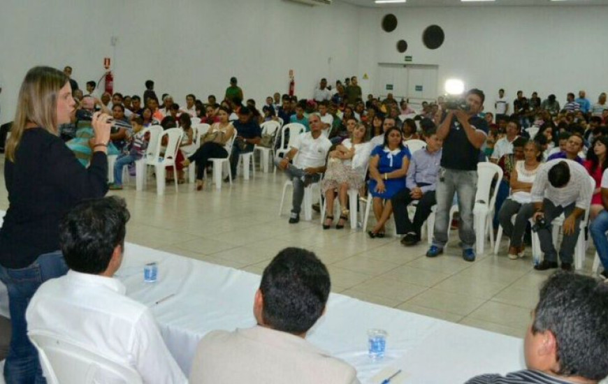 Claudia fala de segurança em Araguaína