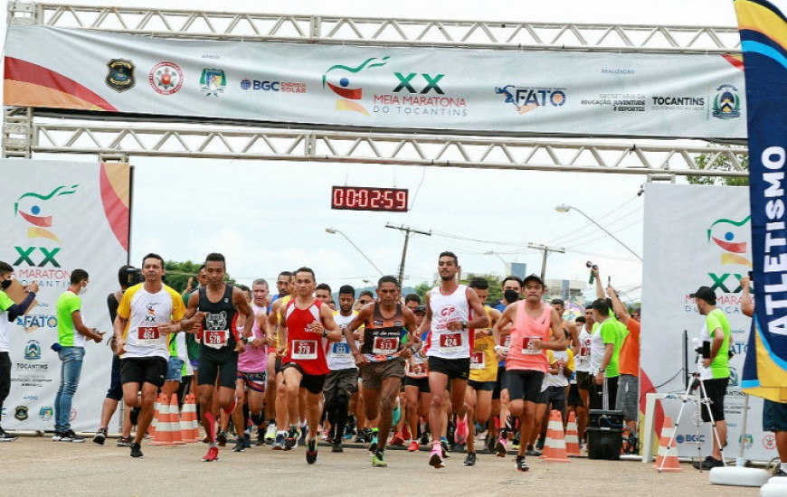 Meia Maratona do Tocantins será realizada no dia 4 de dezembro