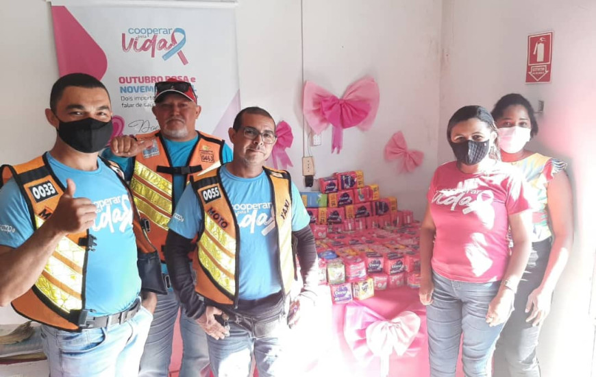 Doação da campanha "Cooperar pela Vida" em Araguaína 