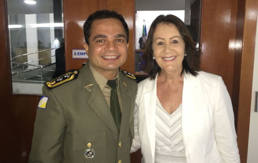 Prefeita e Major conversam sobre implantação de Colégio Militar em Guaraí