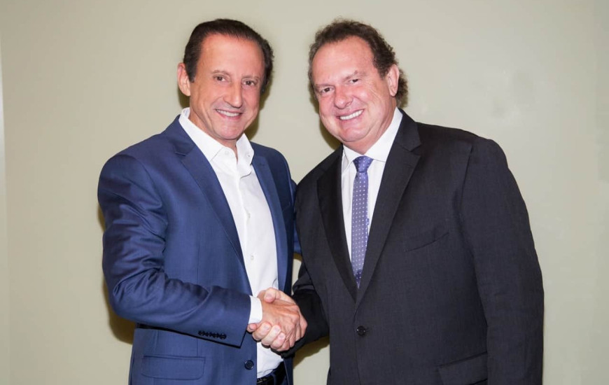 Governador Mauro Carlesse foi recebido pelo presidente da Fiesp, Paulo Skaf