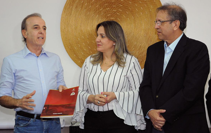 Henrique Prata, Dulce Miranda e Marcelo Miranda