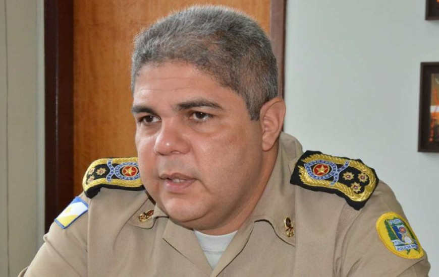 Comandante da PM, coronel Glauber de Oliveira