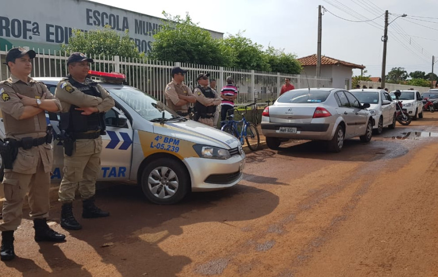 Policiamento das eleições em Fiqueirópolis 