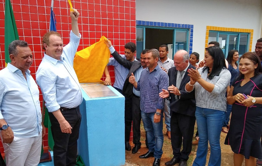 Governador participou da inauguração da creche municipal 