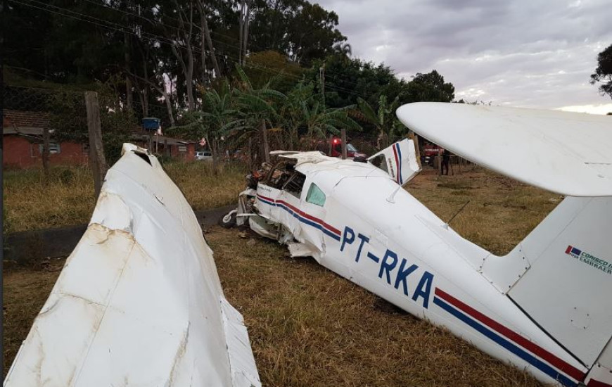 Avião caiu ao retornar de visita a fazenda no Tocantins