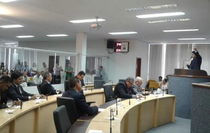 Primeira sessão de 2016 na Câmara de Palmas