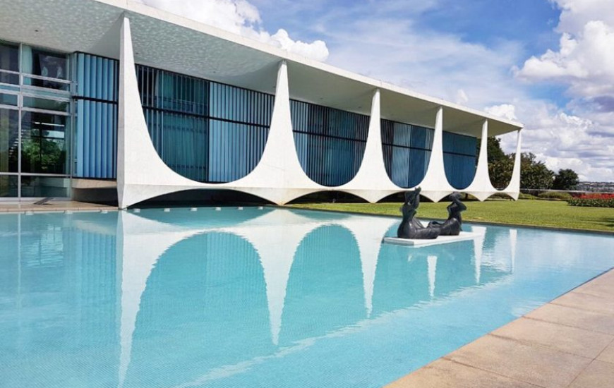 Palácio da Alvorada, em Brasília (DF)