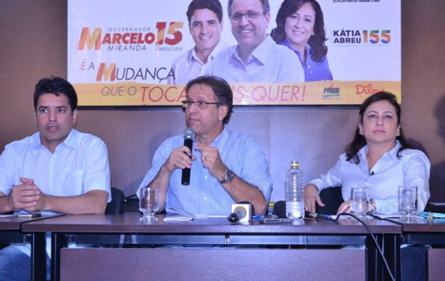 Coletiva de imprensa em Araguaína