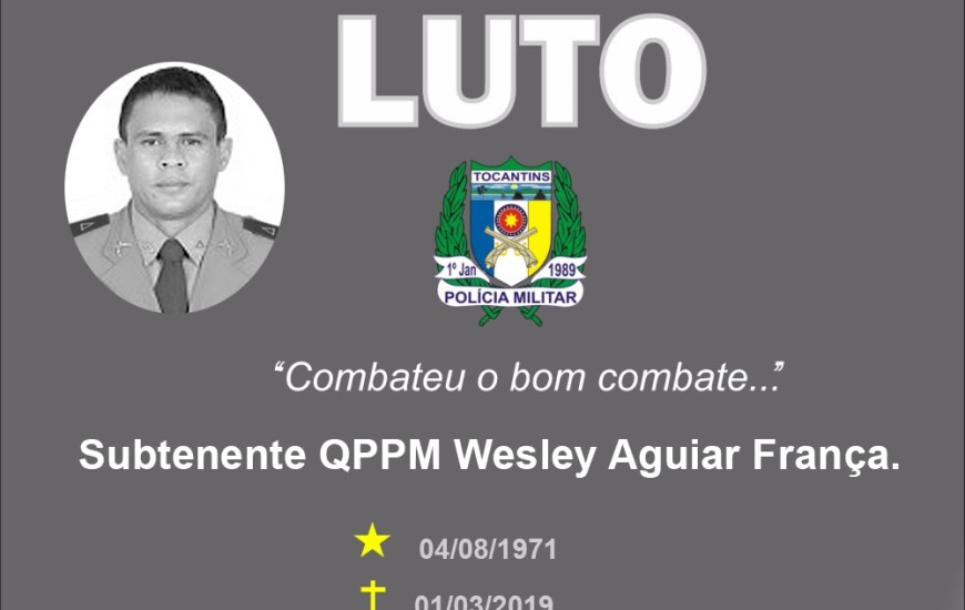 Subtenente da Polícia Militar Wesley Aguiar França