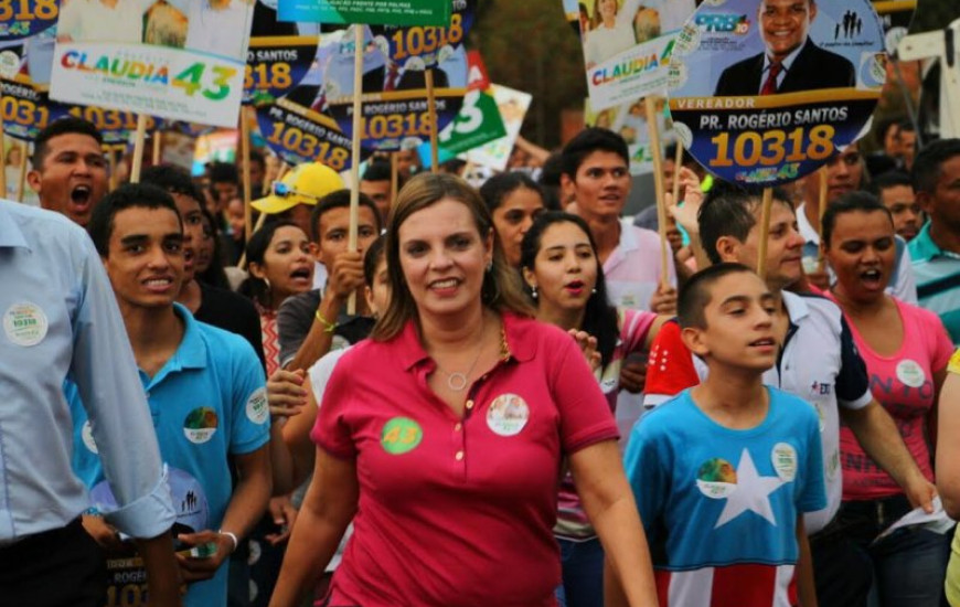 Cláudia Lelis é candidata à prefeitura de Palmas