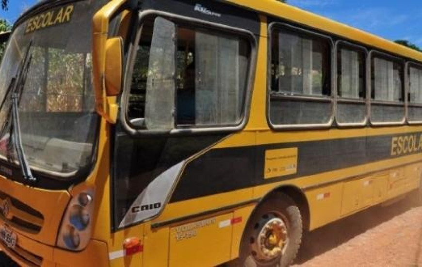 Alunos estão sem transporte escolar