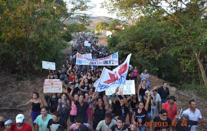 Manifestação em Monte do Carmo
