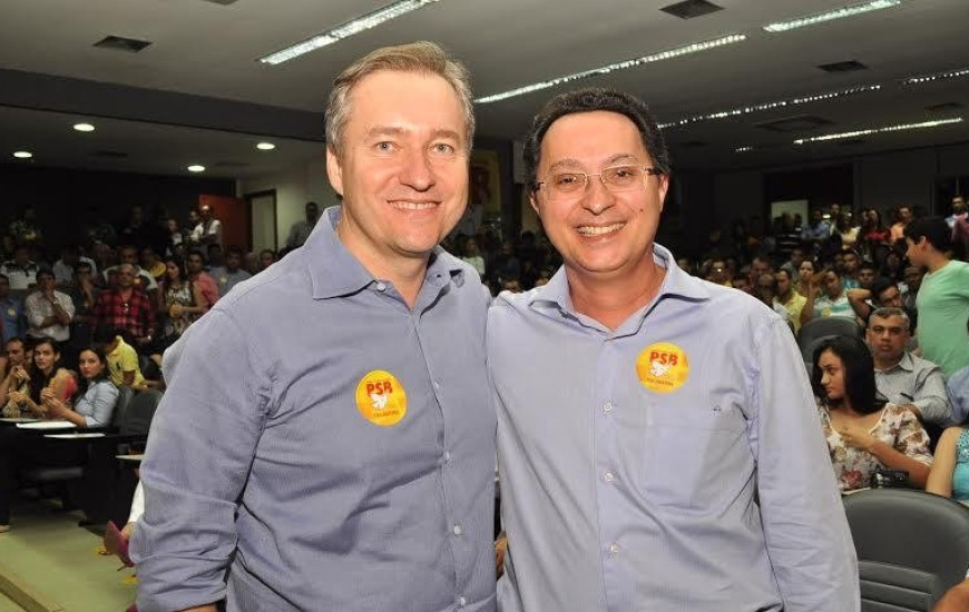 Pré-candidatos Alan Barbiero e Danilo de Melo