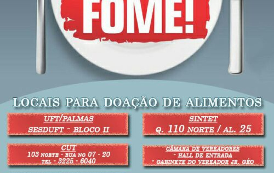 Campanha "Servidor Sem Salário Tem Fome"