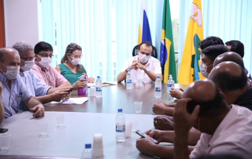 Reunião com representantes do comércio de Porto Nacional