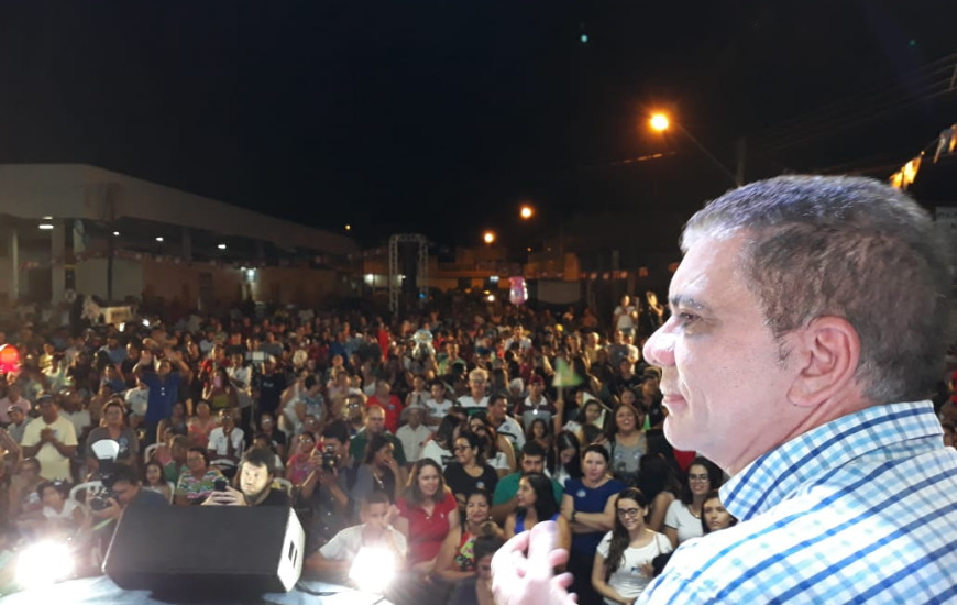 Amastha participou de comício com Geraldo Alckmin